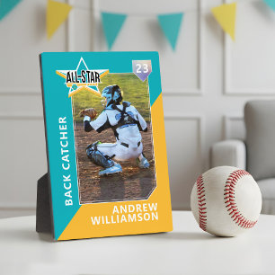 Alle Star Custom Baseball Card Foto behalten Fotoplatte