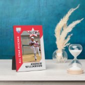 Alle Star Custom Baseball Card Foto behalten Plaqu Fotoplatte (Seite)