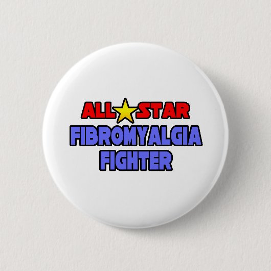 Alle Star Fibromyalgie Kämpfer Button (Vorderseite)