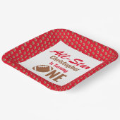 Alle Star Football 1. Geburtstag Pappteller (Gewinkelt)