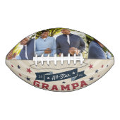 Alle Star Grampa | Foto für kundenspezifische Groß Football (Vorderseite)