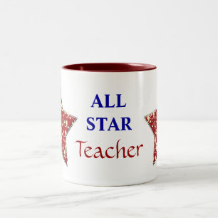 ALLE STAR-KAFFEE-TASSE-VORLAGE ZWEIFARBIGE TASSE