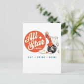 Alle Star Postkarte (Stehend Vorderseite)