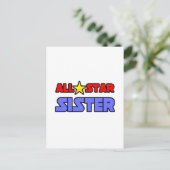 Alle Star Sister Postkarte (Stehend Vorderseite)