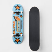 Alle Star-Skater IHRER NAME Personalisiert Skateboard (Vorderseite)