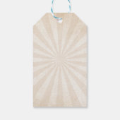 Alle Star Sports Baby Dusche Vielen Dank Geschenkanhänger (Rückseite)