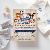 Alle Star Sports Boy Baby Dusche Einladung