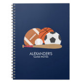 Alle Star Sports Fans Notizblock (Vorderseite)