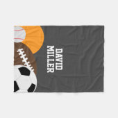 Alle Star Sports Fleecedecke (Vorderseite (Horizontal))