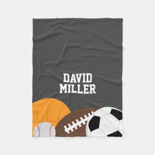 Alle Star Sports Fleecedecke (Vorderseite)