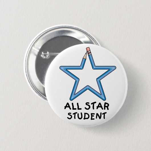 Alle Star Student Button (Vorne & Hinten)