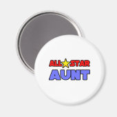Alle Star Tante Magnet (Vorderseite/Rückseite)