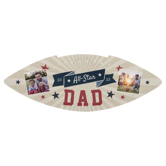 Alle Star Vater Custom Foto Football (Panel)