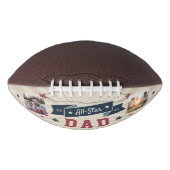 Alle Star Vater Custom Foto Football (Vorderseite)