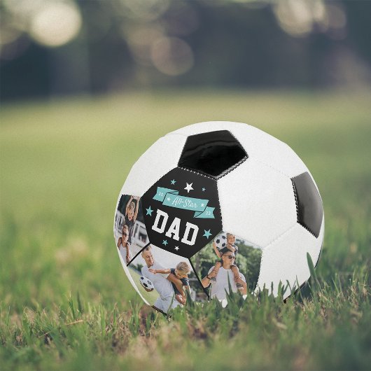 Alle Star Vater Custom Foto Fußball