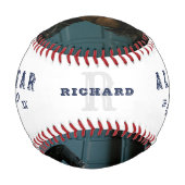 Alle Star-Vater-Geschenke für Vater, benutzerdefin Baseball (Rückseite)