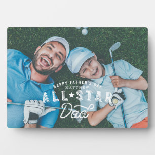 Alle Star-Vater Glückliches Vatertag Volles Foto Fotoplatte