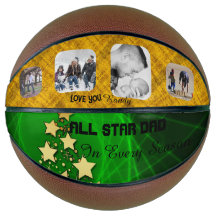 Alle Star Vater Green und Gold Basketball