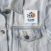 ALLE STARS-SPORTKETTE Personalisiert Button (Beispiel)