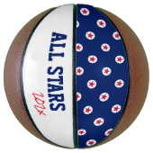 Alle Stars Sportteam Red White Blue Awards Basketball (Vertikal)