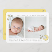 alle Sterne im Himmel leuchten gelb (Vorne/Hinten)