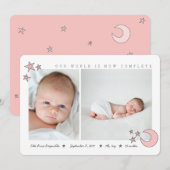 alle Sterne im Himmel-Rosa Ankündigung (Vorne/Hinten)