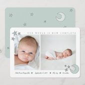 alle Sterne in der Himmelsminte Ankündigung (Vorne/Hinten)