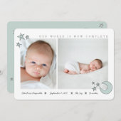 alle Sterne in der Himmelsminte Ankündigung (Vorne/Hinten)