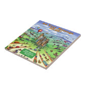 Alle Straßen führen nach Atlanta Georgia Fliese (Seite)