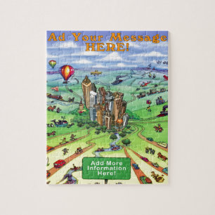 Alle Straßen führen nach Atlanta Georgia Puzzle