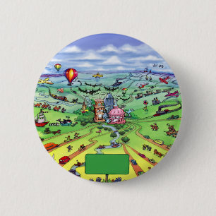 Alle Straßen führen nach Austin Texas Button