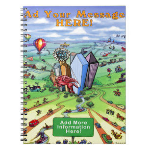 Alle Straßen führen nach Dallas Texas Notizblock