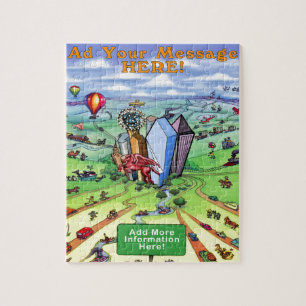Alle Straßen führen nach Dallas Texas Puzzle