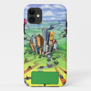 Alle Straßen führen nach Houston Texas iPhone 11 Hülle