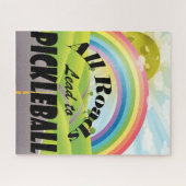 Alle Straßen führen zum Pickleball Puzzle (Horizontal)