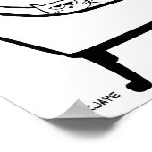 Alle Stühle gehören zur Katze - Funny Cat Poster (Ecke)