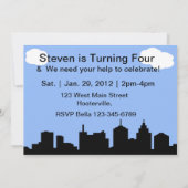 Alle Superhero-Party rufen Einladung (Rückseite)