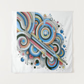 Alle T - Shirt der Farbreihenbogenpalette Wandteppich (Vorderseite)