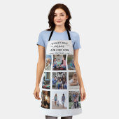 Alle Texfoollen Beste Mama und Koch Schwarz Schürze (Getragen)