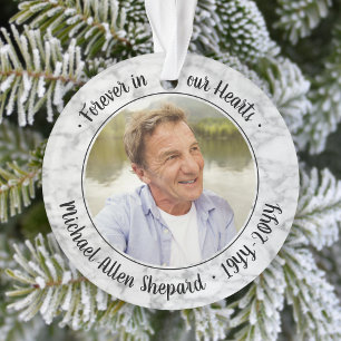 Alle Text-2-Foto-Memorial Elegante Imitate Marmor Ornament