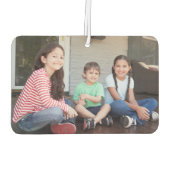 Alle Text 4 Foto-Skriptfamilie Grün und Gold Autolufterfrischer (Rückseite)