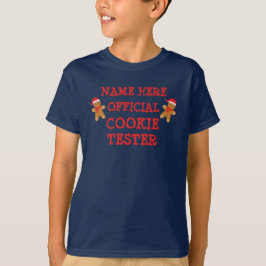 ALLE TEXT hinzufügen Name Offiziell Cookie Tester  T-Shirt