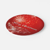 ALLE Text Organisation Weihnachten 20xx ändern Pappteller (Schrägansicht)