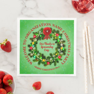 ALLE Text-Organisation Weihnachten ändern Serviette