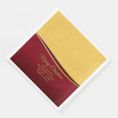 ALLE Text-Organisation Weihnachten ändern Serviette (Ecke)