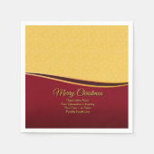 ALLE Text Organisation Weihnachtscocktail ändern Serviette (Vorderseite)