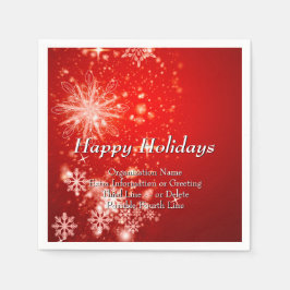 ALLE Text Organisation Weihnachtscocktail ändern Serviette