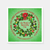 ALLE Text Organisation Weihnachtscocktail Na änder Serviette (Vorderseite)