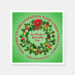 ALLE Text Organisation Weihnachtscocktail Na änder Serviette