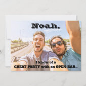 Alle Text-Trauzeugen / Trauzeuge-Vorschlag Foto lu Einladung (Vorderseite)